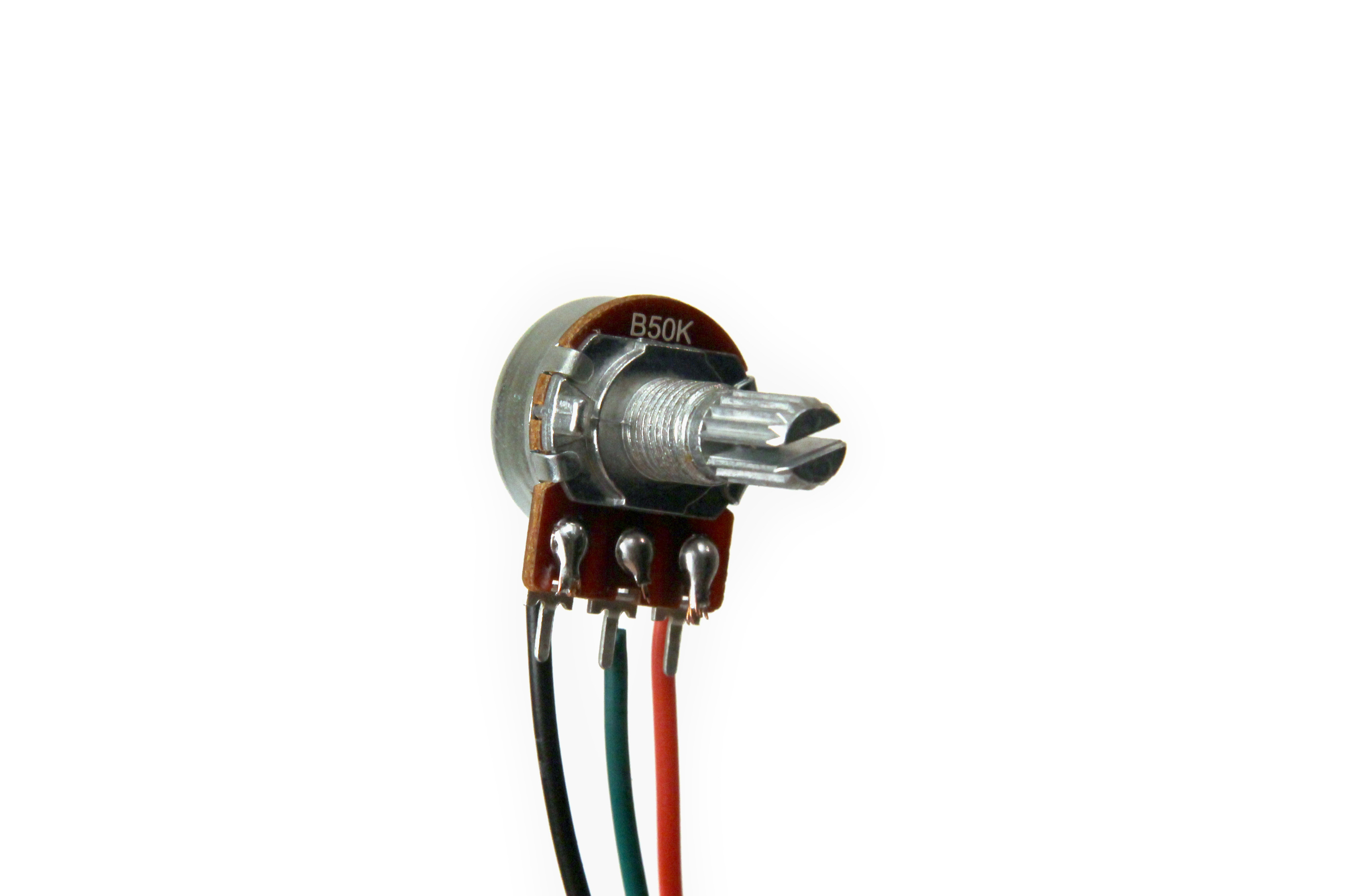 wire a potentiometer as a variable resistor